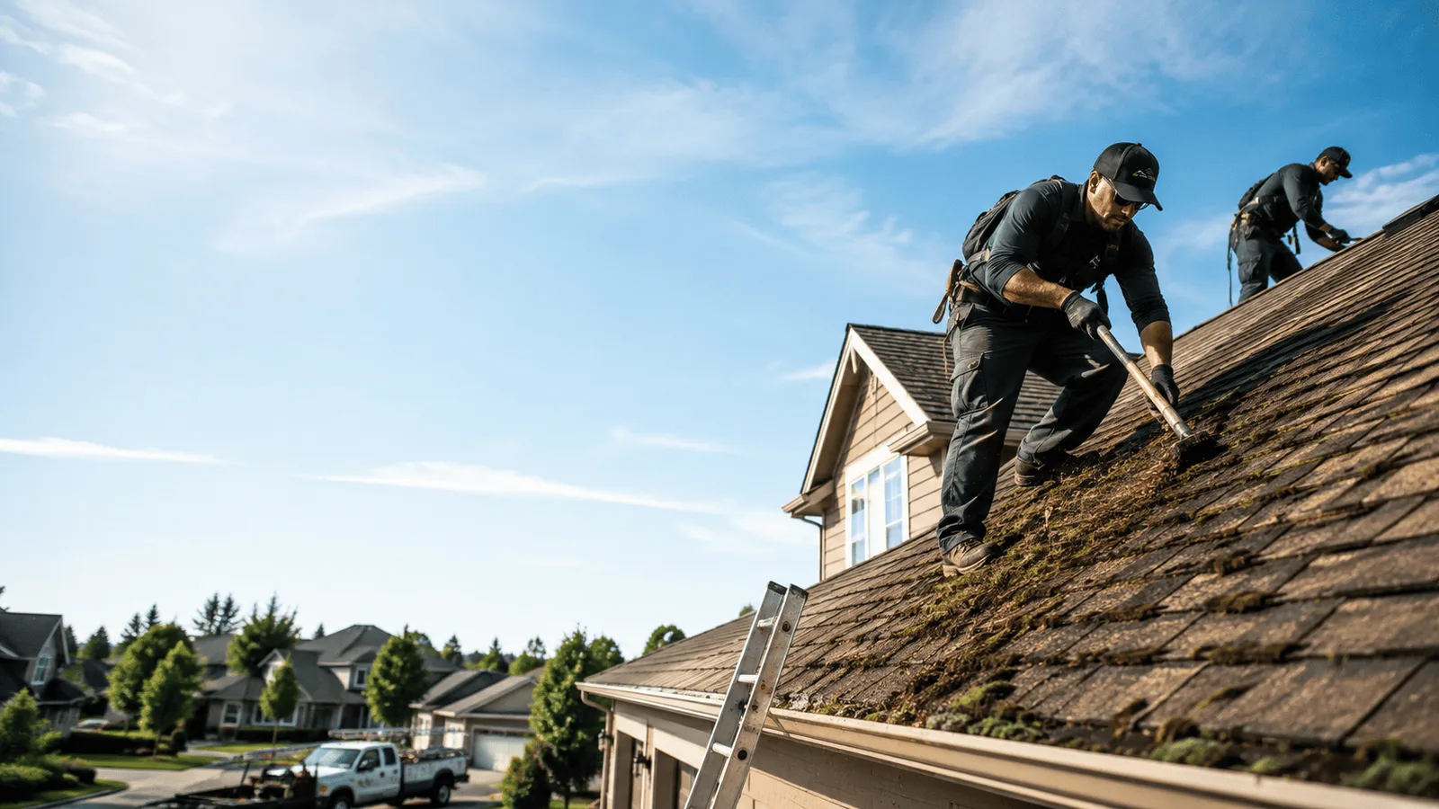 Roof Moss Removal in Romulus, MI near me